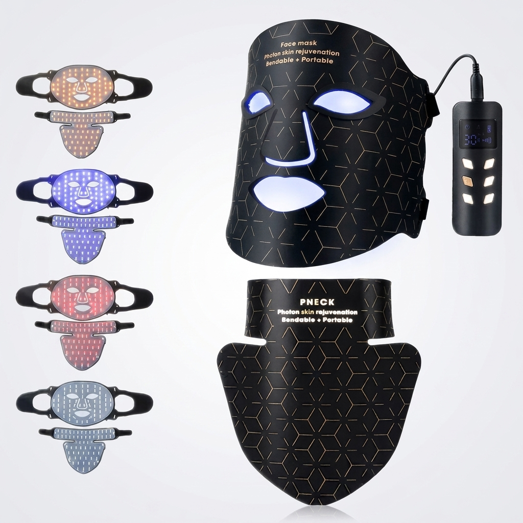 LED Lichttherapie-Maske für Gesicht & Hals