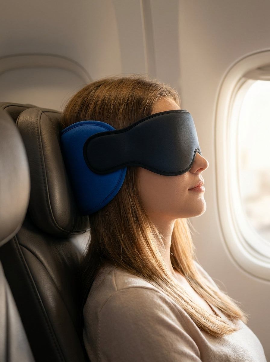 3D-Reisemaske für maximalen Schlafkomfort unterwegs